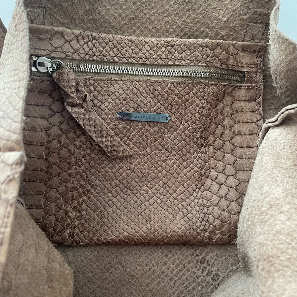 Monserat de Lucca large snakeskin tote bag - Picture 5 of 8